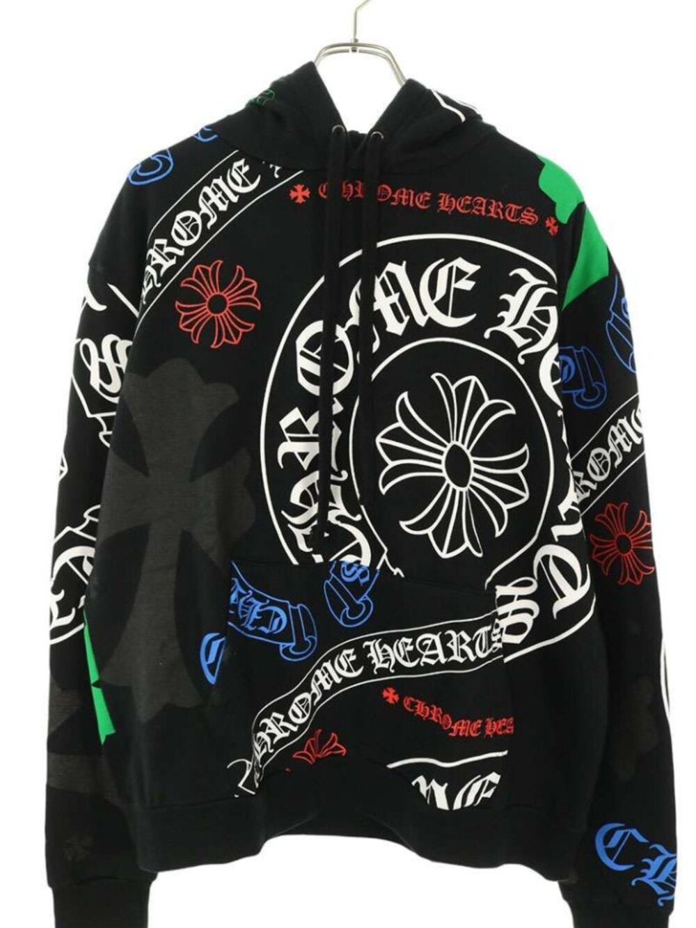 Chrome Hearts Stencil Hoodie Print Pullover